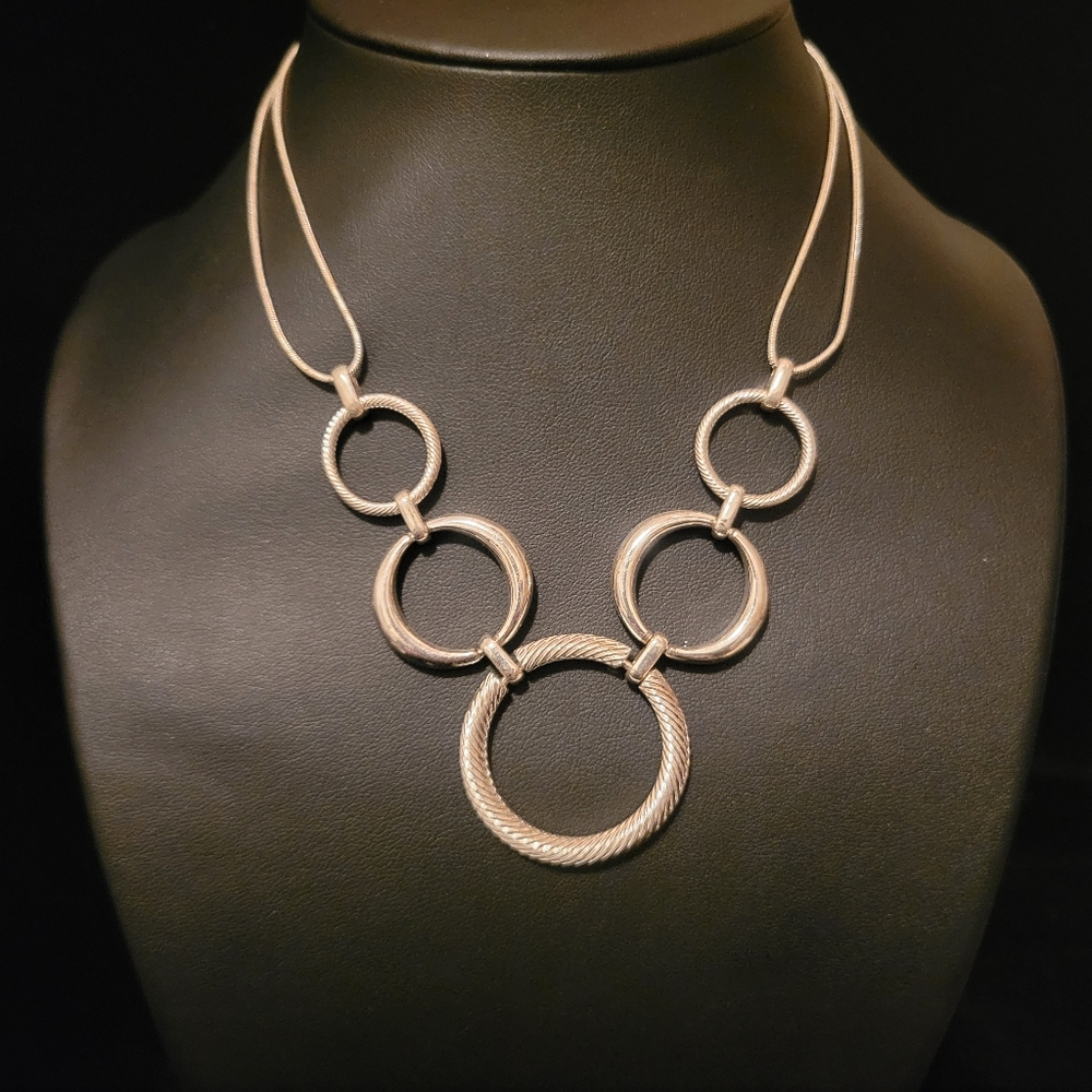 Estate Liz & Co. Circles Necklace - Picture 2 of 6